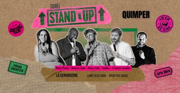 Stand-up: Ruby Piñata, Rémy Golo, Guillux, François Guédon, Moussa Sylla