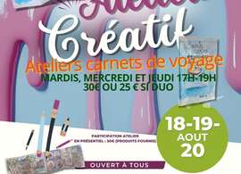 Atelier carnet de voyage