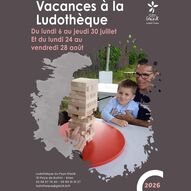 Le programme estival de la ludothèque