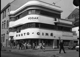 Quimper, Ty Kodak vue du boulevard Kerguélen , 1972