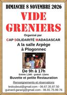 Flyer vide-grenier cap solidarité madagascar