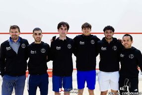 L'équipe masculine de nationale 3 du Squash Quimper