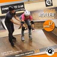 Stage roller en skatepark