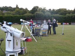 Mise en station des télescopes