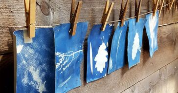 Visite atelier : Cyanotype ta crêpe