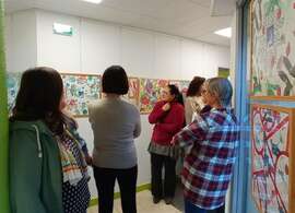 Expo « Manger » ateliers arts plastiques, dessins, peintures