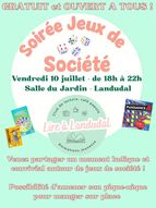 affiche soirée jeux de société