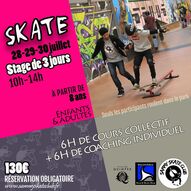 Stage de skate de 3 jours