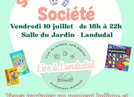 affiche soirée jeux de société