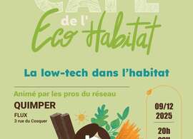 Café de l'écohabitat : la low-tech dans l'habitat