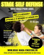 stage d'initiation à la self-défense (Krav Maga) ado Quimper