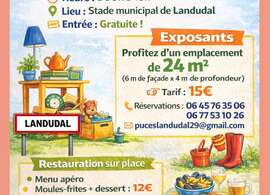 affiche troc et puces