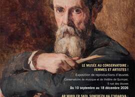 Affiche avec un portrait par Suzanne Valadon
