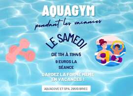 Aquagym pendant les vacances scolaires