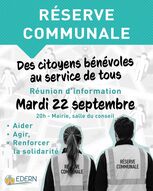 Création d'une Réserve Communale