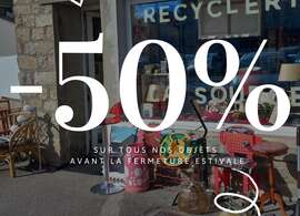 Braderie, tout à 50 %