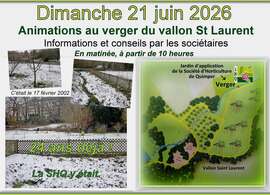 Jardin d'application et verger - Vallon St Laurent