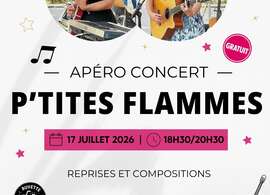 Apéro concert P'Tites Flammes à la Base de Loisirs