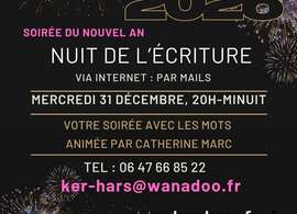 Nuit du Nouvel An : nuit d'écriture via internet