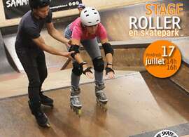 Stage roller en skatepark