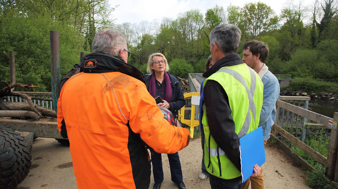 Enlèvement des embâcles au Moulin Vert