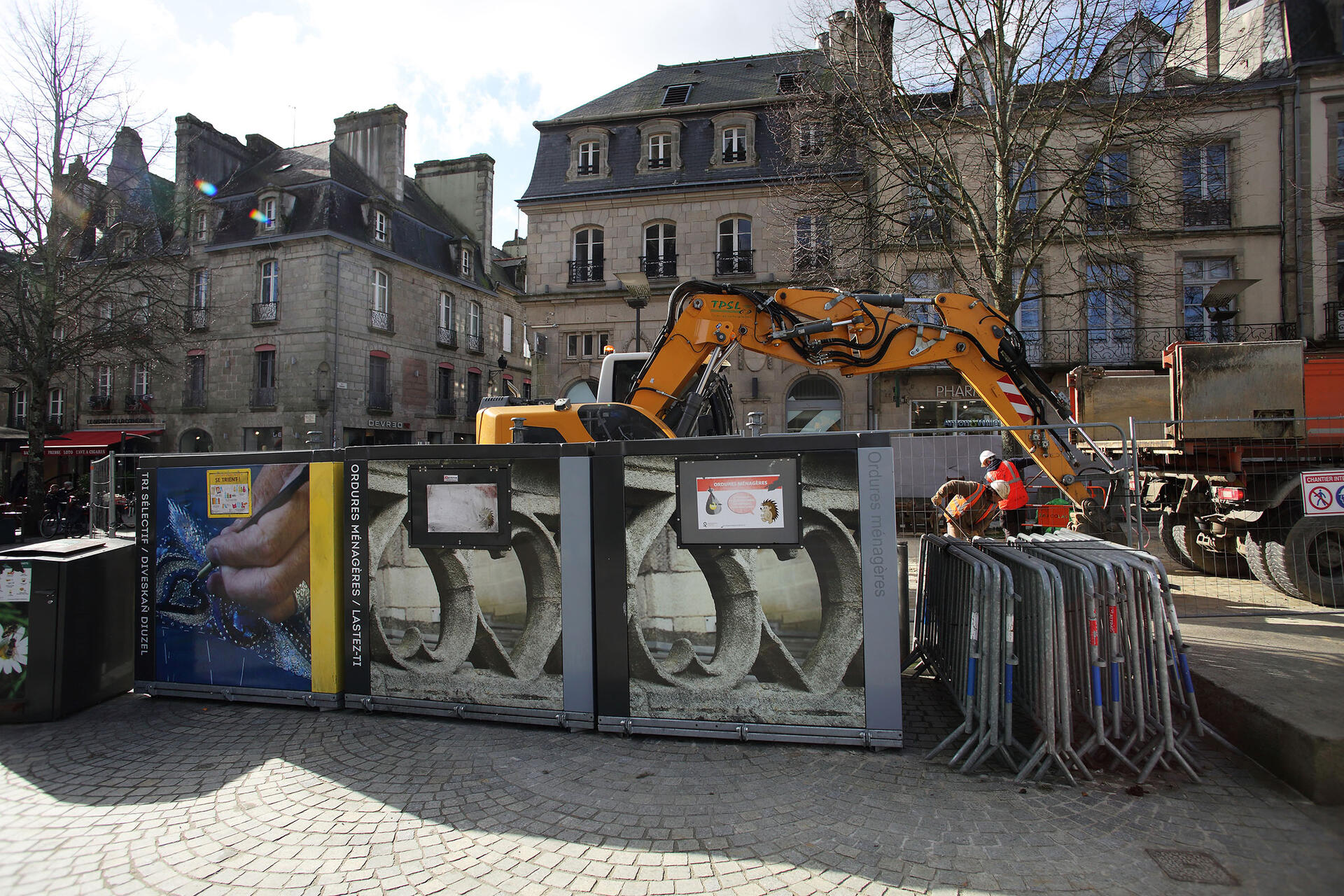 Enfouissement des Points d’apport volontaire (PAV) 