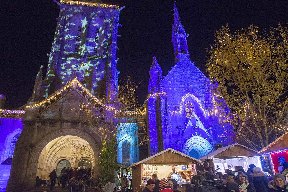 Illuminations à Locronan : féérique !