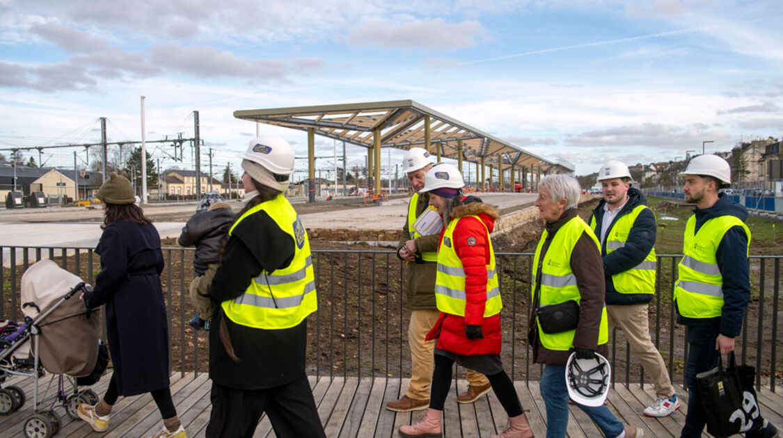 Gare-Parc : inauguration de la passerelle 