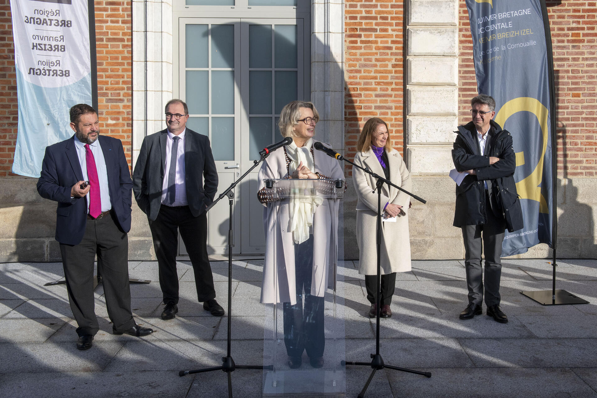 Inauguration de la gare par Isabelle Assih , maire de Quimper. (2025)