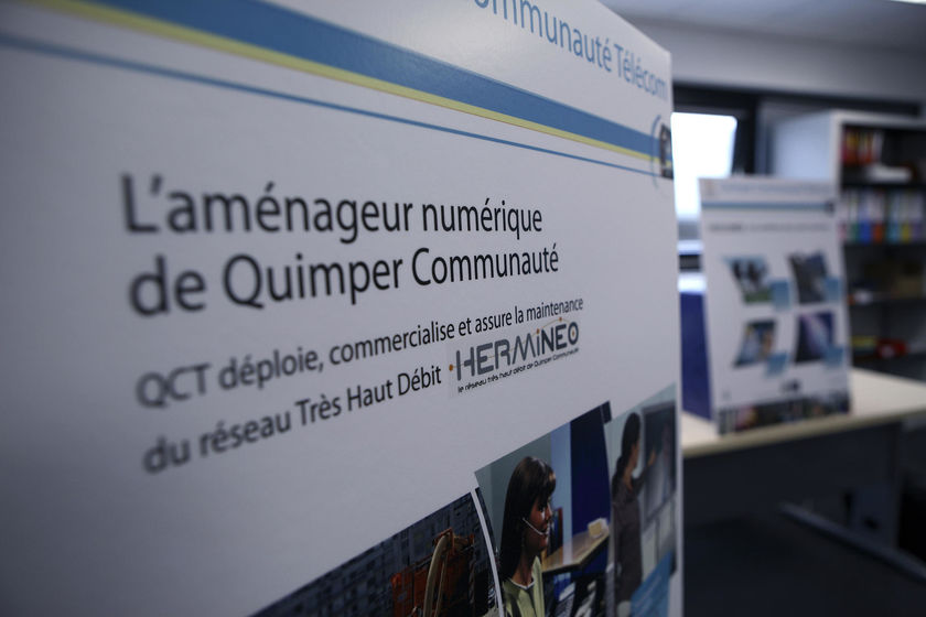 Hermineo, le réseau haut débit de Quimper Communauté