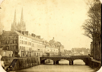 Les quais et l’allée plantée rive gauche en 1812