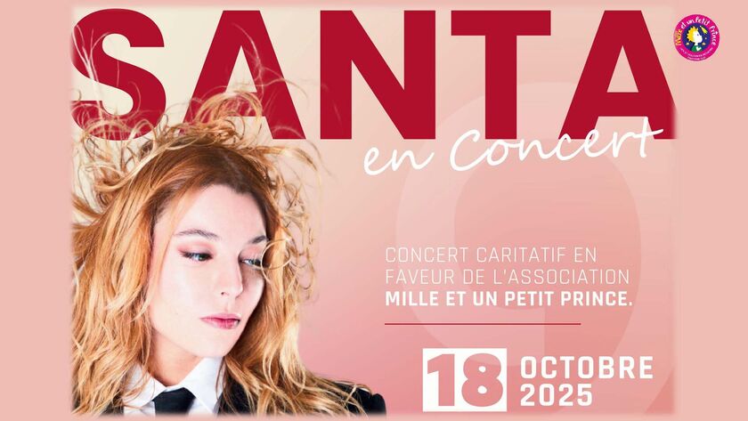 Grande salle : RDV le 18 octobre pour un concert caritatif de SANTA ! 