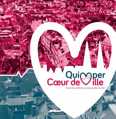 Le centre-ville de Quimper, cœur de l’agglomération