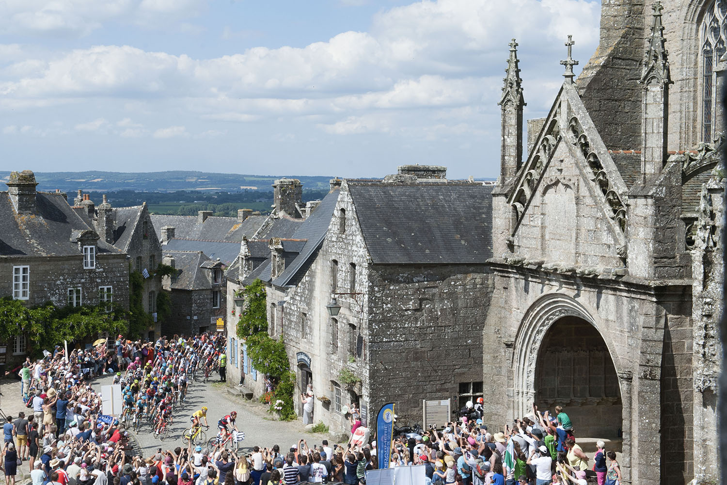 Le Tour de France à Locronan