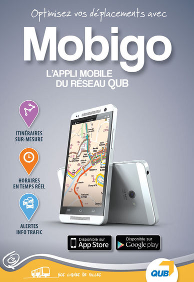 « Mobigo » l’application mobile du réseau Qub