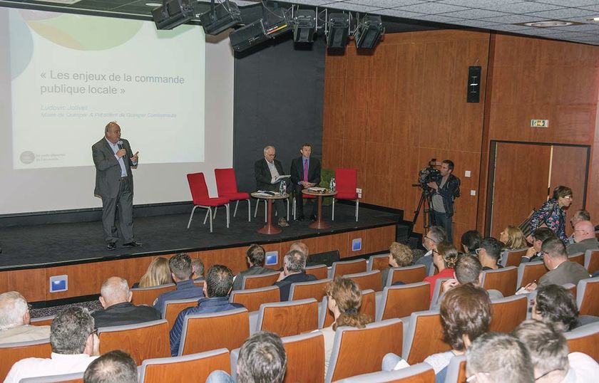 Ludovic Jolivet, président de Quimper Communauté