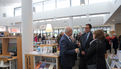 Inauguration de la médiathèque à Ergué-Gabéric le samedi 1er avril, par Ludovic Jolivet, président de Quimper Bretagne Occidentale, Hervé Herry, maire de la ville et Hervé Jaouen, écrivain. (17)