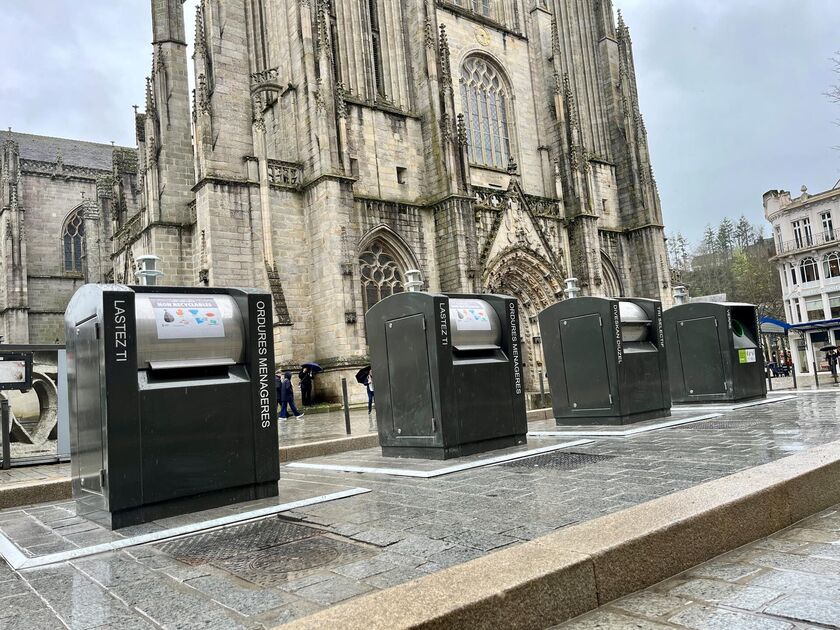 Collecte des déchets : mise en service des premiers points d’apport volontaire enfouis dans le centre-ville 
