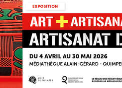 Art + artisanat = artisanat d’art ? : Une exposition à découvrir à la médiathèque Alain-Gérard du 4 avril au 30 mai