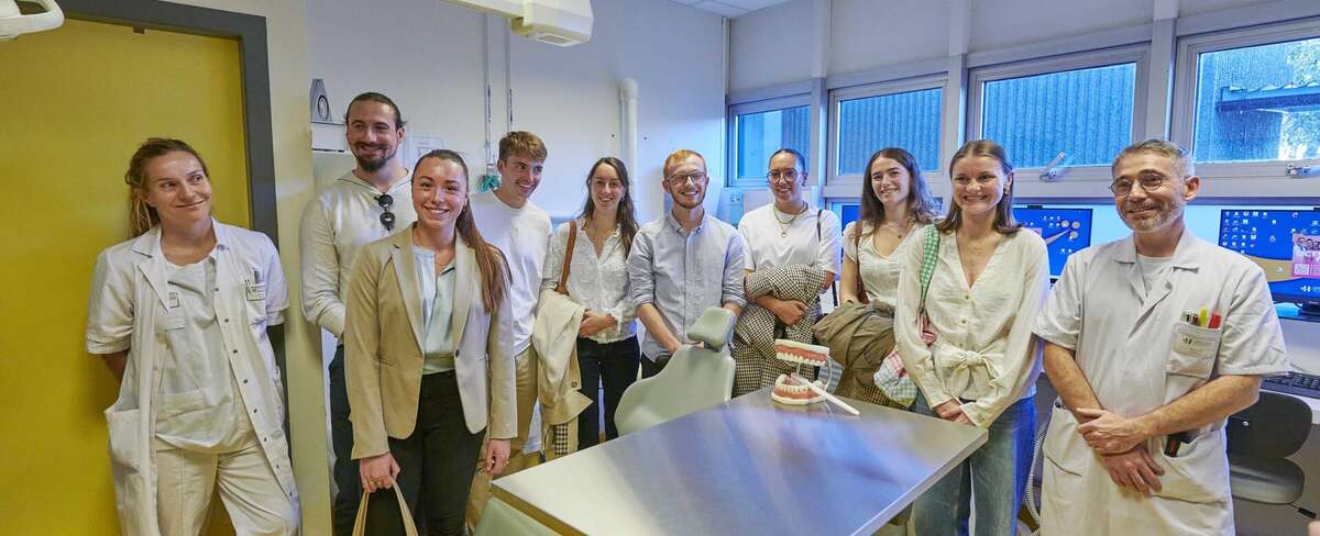 Arrivée des étudiants en dentaire à Quimper