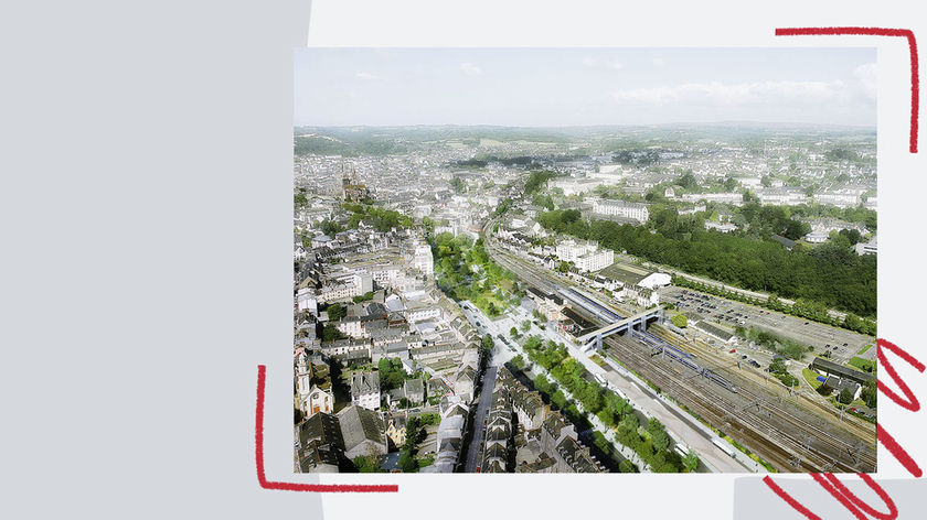 Gare-Parc : coupe de quatre arbres en amont des travaux de réseaux