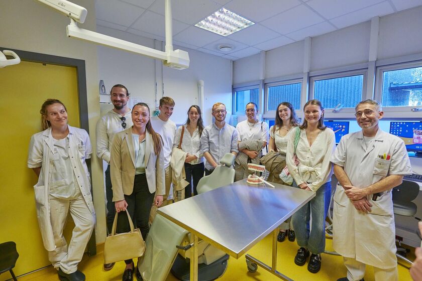Arrivée des étudiants en dentaire à Quimper