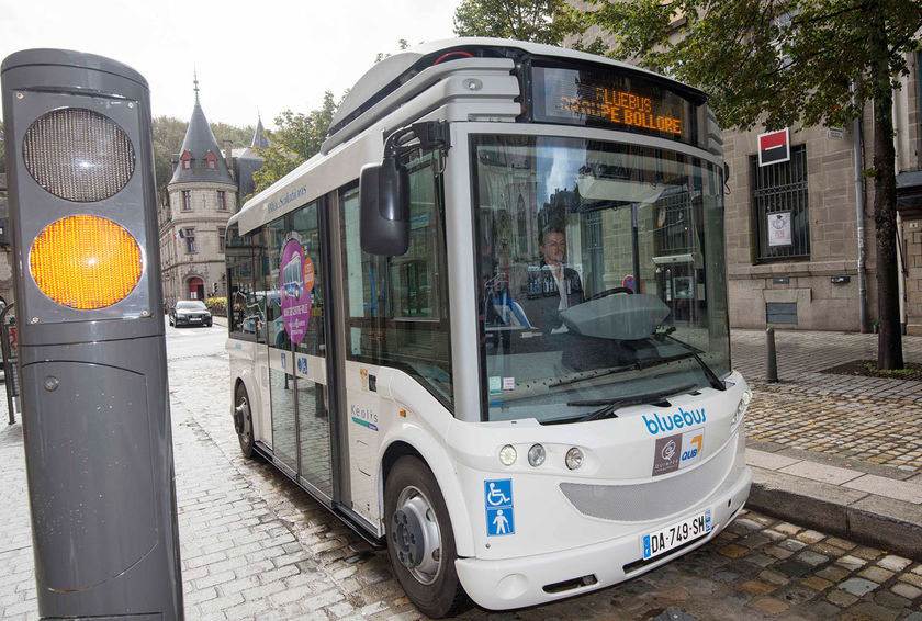 Semaine de la mobilité : Quimper, vitrine technologique pour le Bluebus