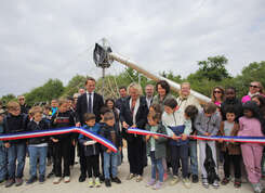 Inauguration aire de jeux de l'Eau Blanche 