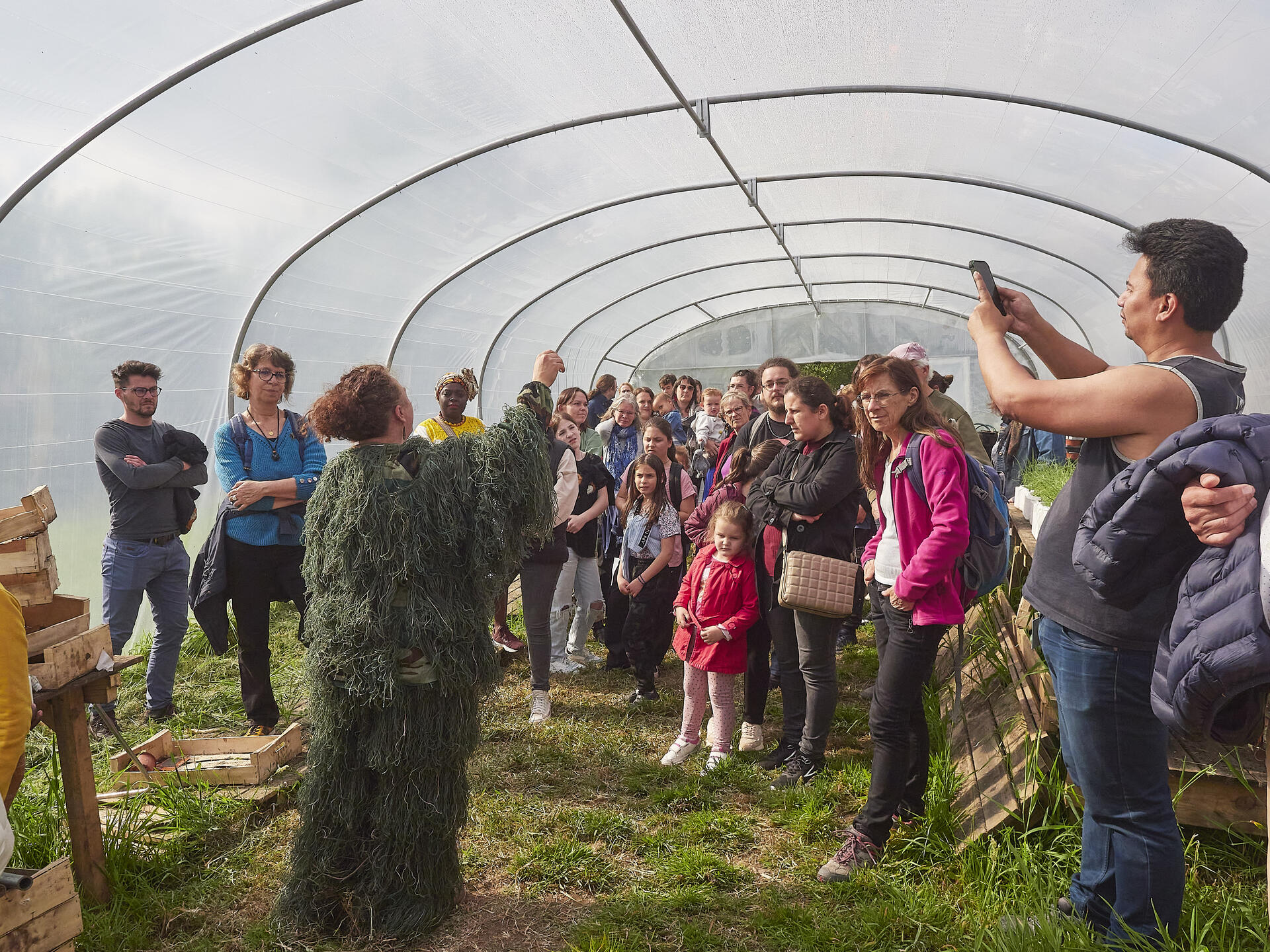 Inauguration de la ferme maraichère de Kermoysan