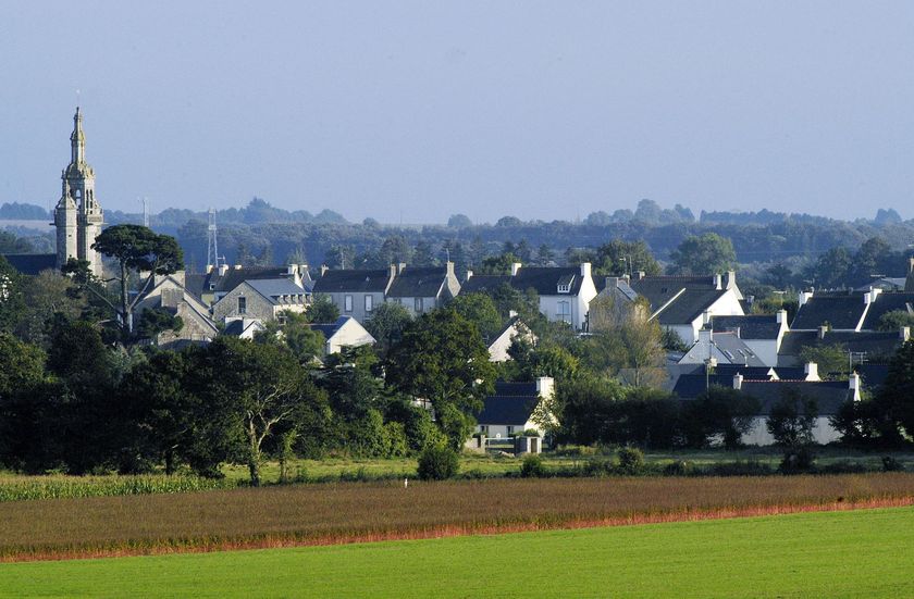 Le bourg de Plogonnec