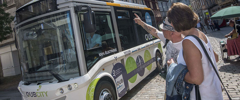 Qub City, la navette 100 % électrique et gratuite