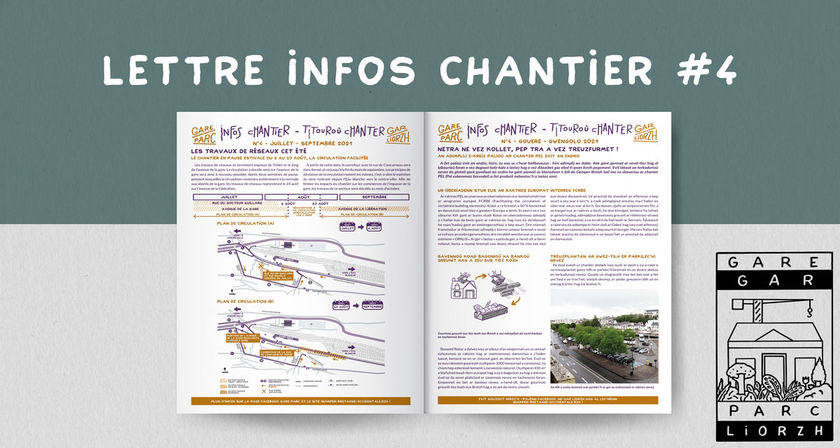 Gare-Parc : Retrouvez la lettre « Infos Chantier » #4 (juillet à septembre 2021)