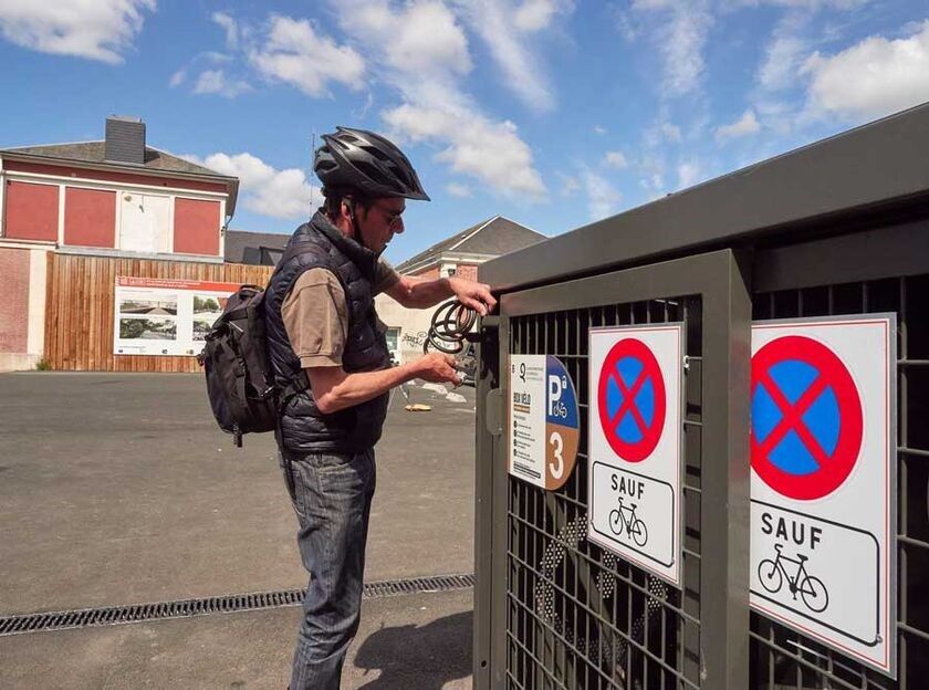 De nouveaux box vélos sur le territoire de Quimper Bretagne Occidentale