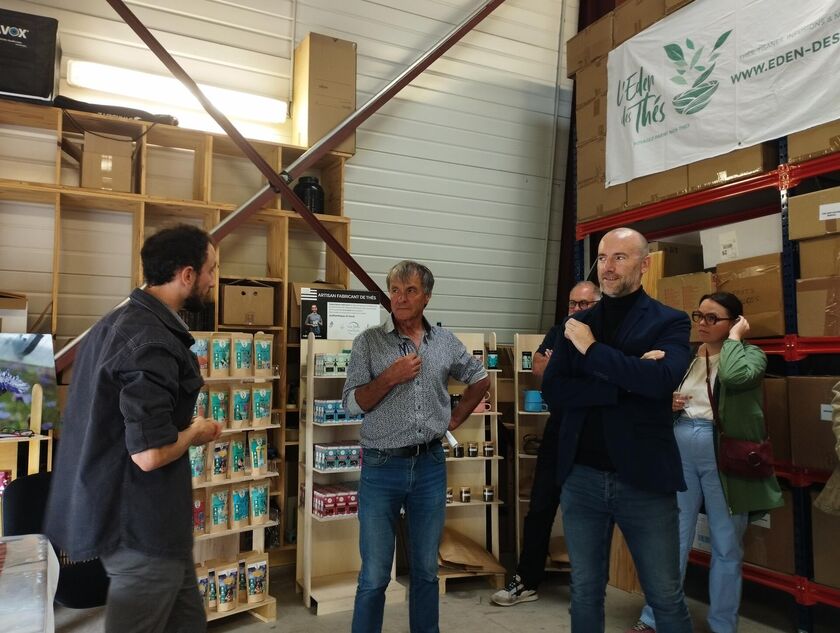 L’Agglomération accompagne les entreprises : zoom sur L’Eden des Thés 